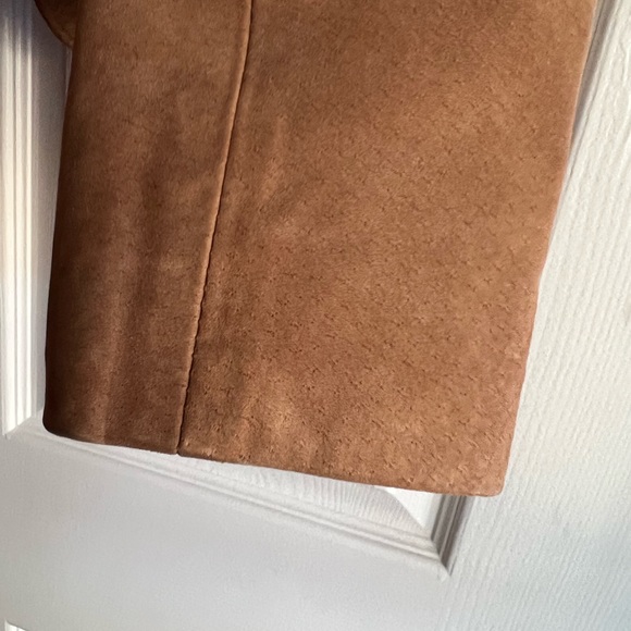 I.E. 100% Leather Brown Coat - Picture 3 of 6